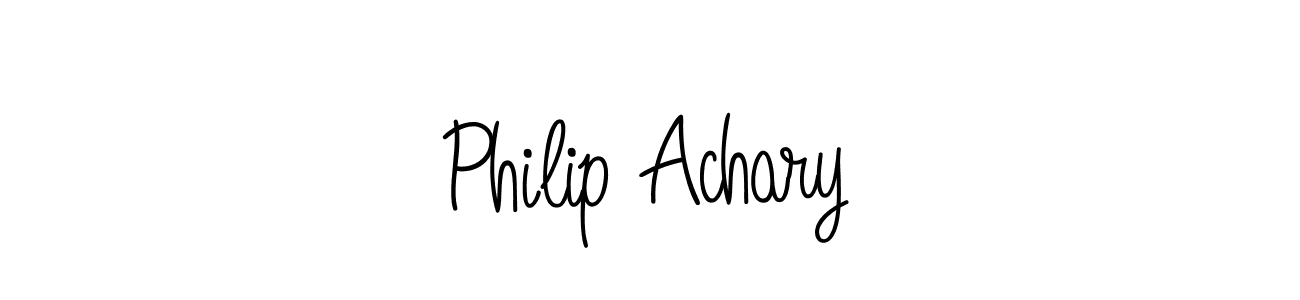 How to Draw Philip Achary signature style? Angelique-Rose-font-FFP is a latest design signature styles for name Philip Achary. Philip Achary signature style 5 images and pictures png