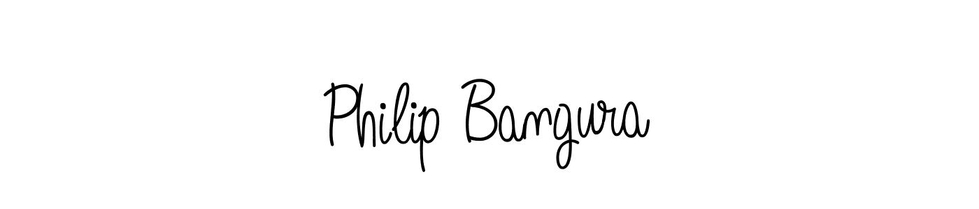 Use a signature maker to create a handwritten signature online. With this signature software, you can design (Angelique-Rose-font-FFP) your own signature for name Philip Bangura. Philip Bangura signature style 5 images and pictures png