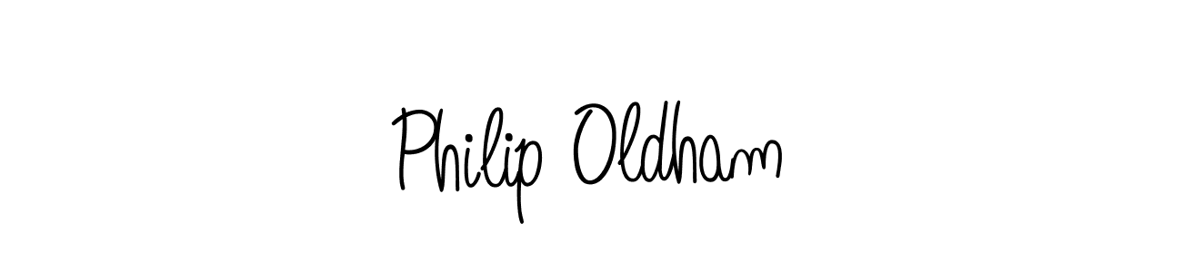 Use a signature maker to create a handwritten signature online. With this signature software, you can design (Angelique-Rose-font-FFP) your own signature for name Philip Oldham. Philip Oldham signature style 5 images and pictures png