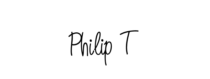 if you are searching for the best signature style for your name Philip T. so please give up your signature search. here we have designed multiple signature styles  using Angelique-Rose-font-FFP. Philip T signature style 5 images and pictures png