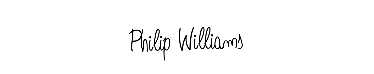 Design your own signature with our free online signature maker. With this signature software, you can create a handwritten (Angelique-Rose-font-FFP) signature for name Philip Williams. Philip Williams signature style 5 images and pictures png