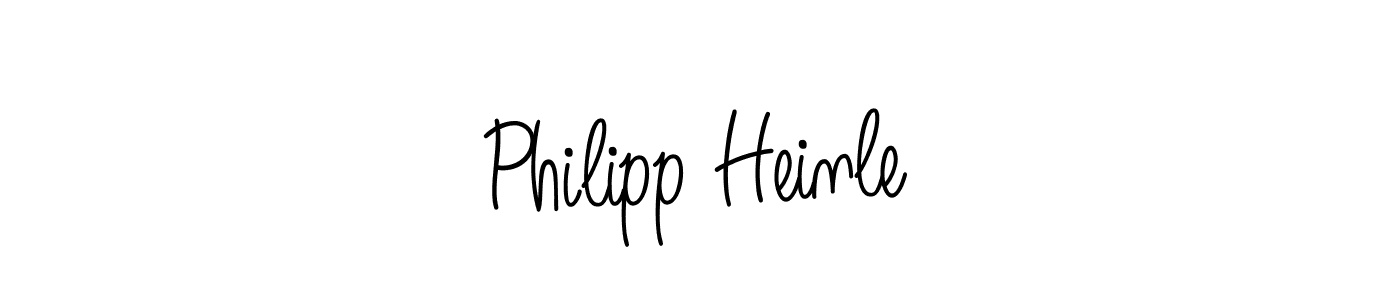 Make a beautiful signature design for name Philipp Heinle. With this signature (Angelique-Rose-font-FFP) style, you can create a handwritten signature for free. Philipp Heinle signature style 5 images and pictures png