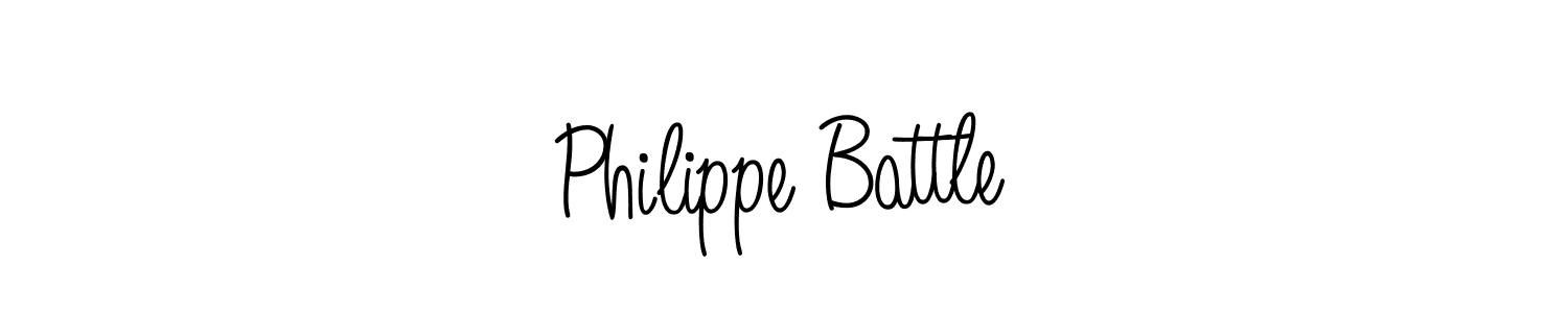 Angelique-Rose-font-FFP is a professional signature style that is perfect for those who want to add a touch of class to their signature. It is also a great choice for those who want to make their signature more unique. Get Philippe Battle name to fancy signature for free. Philippe Battle signature style 5 images and pictures png