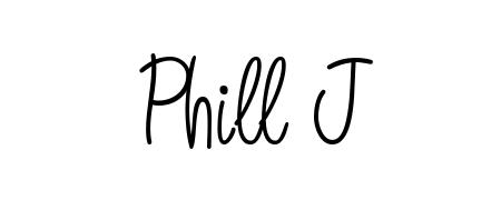 Looking for an artistic signature for Phill J? The Angelique-Rose-font-FFP calligraphy style gives a sophisticated flow suitable for business cards and emails. Phill J signature style 5 images and pictures png