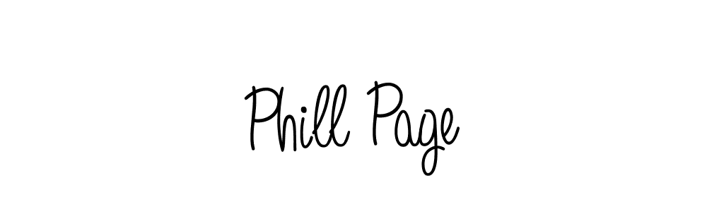 Also we have Phill Page name is the best signature style. Create professional handwritten signature collection using Angelique-Rose-font-FFP autograph style. Phill Page signature style 5 images and pictures png