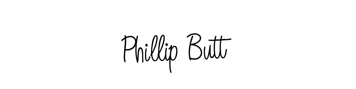 You should practise on your own different ways (Angelique-Rose-font-FFP) to write your name (Phillip Butt) in signature. don't let someone else do it for you. Phillip Butt signature style 5 images and pictures png