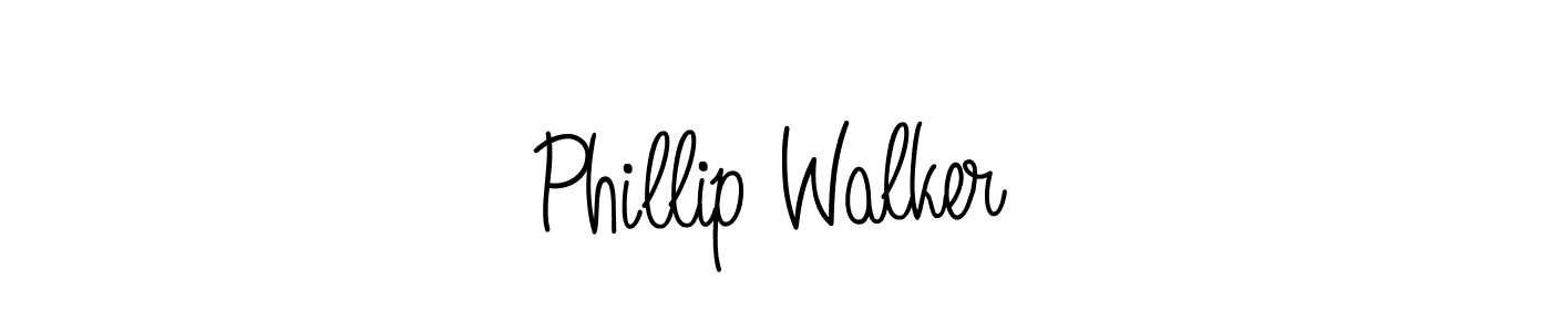 How to make Phillip Walker signature? Angelique-Rose-font-FFP is a professional autograph style. Create handwritten signature for Phillip Walker name. Phillip Walker signature style 5 images and pictures png