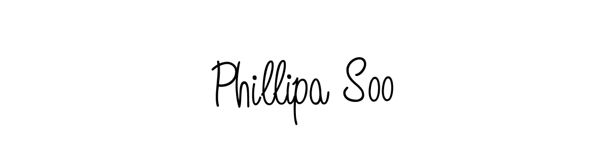 Design your own signature with our free online signature maker. With this signature software, you can create a handwritten (Angelique-Rose-font-FFP) signature for name Phillipa Soo. Phillipa Soo signature style 5 images and pictures png