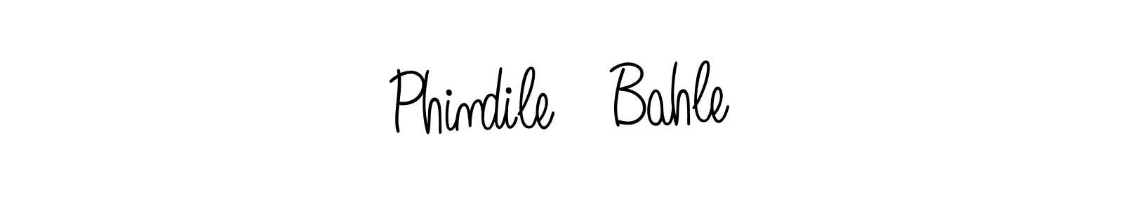 It looks lik you need a new signature style for name Phindile   Bahle. Design unique handwritten (Angelique-Rose-font-FFP) signature with our free signature maker in just a few clicks. Phindile   Bahle signature style 5 images and pictures png