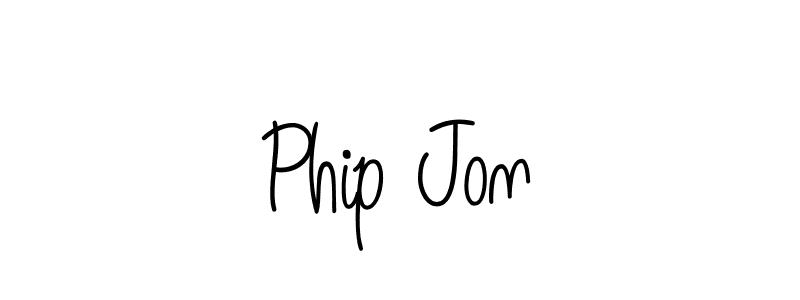 The best way (Angelique-Rose-font-FFP) to make a short signature is to pick only two or three words in your name. The name Phip Jon include a total of six letters. For converting this name. Phip Jon signature style 5 images and pictures png