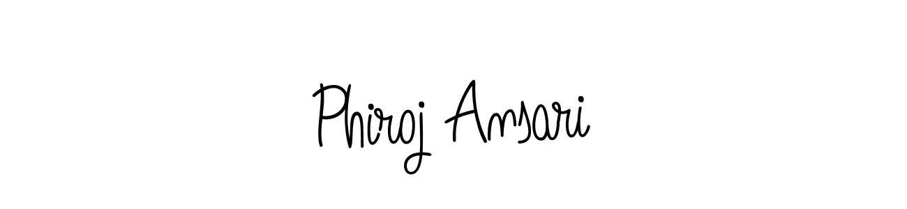 See photos of Phiroj Ansari official signature by Spectra . Check more albums & portfolios. Read reviews & check more about Angelique-Rose-font-FFP font. Phiroj Ansari signature style 5 images and pictures png