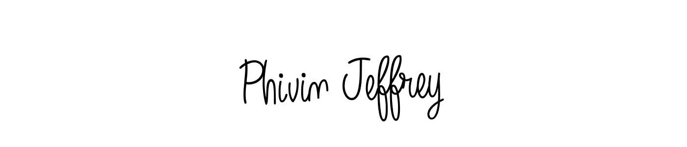 if you are searching for the best signature style for your name Phivin Jeffrey. so please give up your signature search. here we have designed multiple signature styles  using Angelique-Rose-font-FFP. Phivin Jeffrey signature style 5 images and pictures png