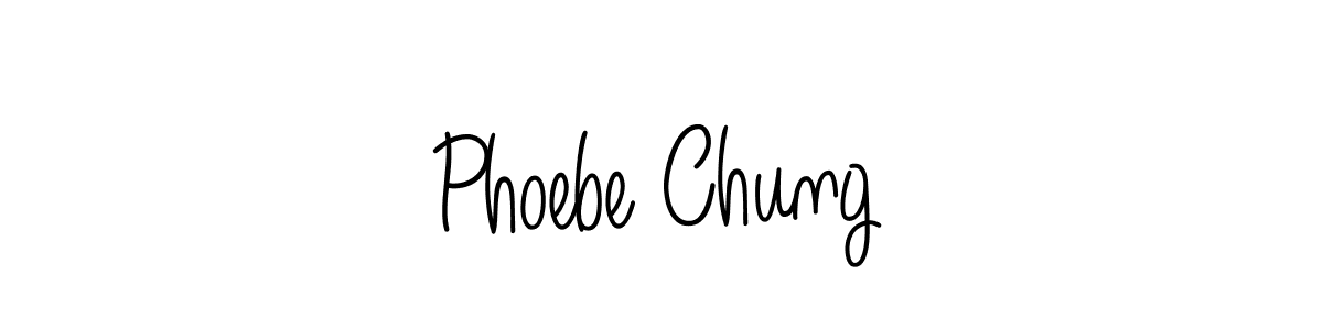 Create a beautiful signature design for name Phoebe Chung. With this signature (Angelique-Rose-font-FFP) fonts, you can make a handwritten signature for free. Phoebe Chung signature style 5 images and pictures png