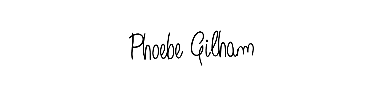 Use a signature maker to create a handwritten signature online. With this signature software, you can design (Angelique-Rose-font-FFP) your own signature for name Phoebe Gilham. Phoebe Gilham signature style 5 images and pictures png