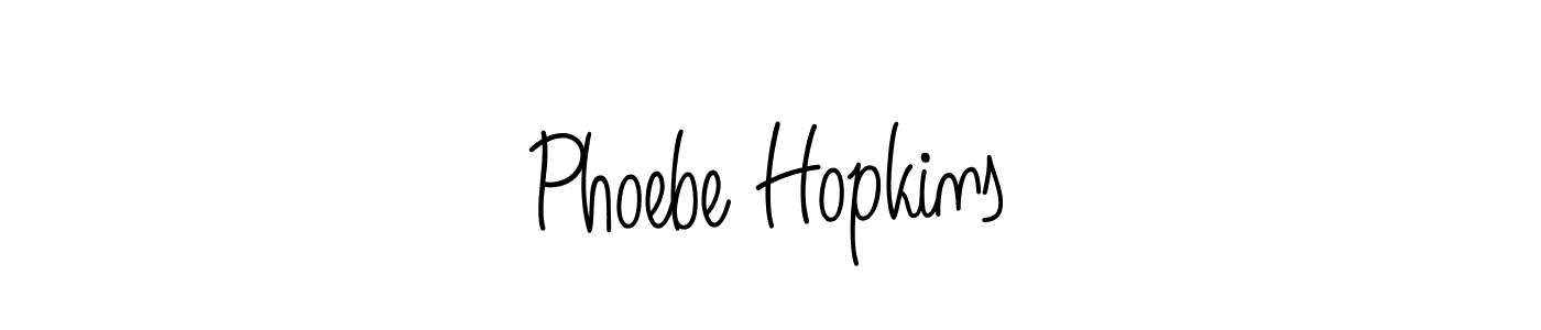 How to Draw Phoebe Hopkins signature style? Angelique-Rose-font-FFP is a latest design signature styles for name Phoebe Hopkins. Phoebe Hopkins signature style 5 images and pictures png