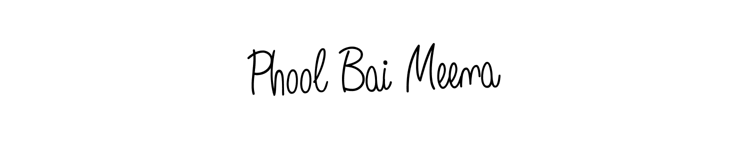 Once you've used our free online signature maker to create your best signature Angelique-Rose-font-FFP style, it's time to enjoy all of the benefits that Phool Bai Meena name signing documents. Phool Bai Meena signature style 5 images and pictures png