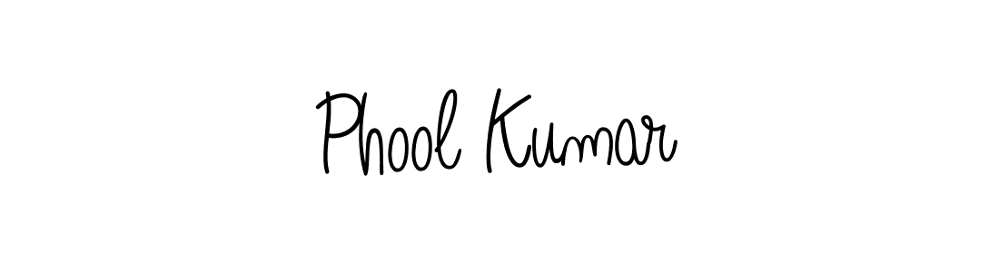 Phool Kumar stylish signature style. Best Handwritten Sign (Angelique-Rose-font-FFP) for my name. Handwritten Signature Collection Ideas for my name Phool Kumar. Phool Kumar signature style 5 images and pictures png