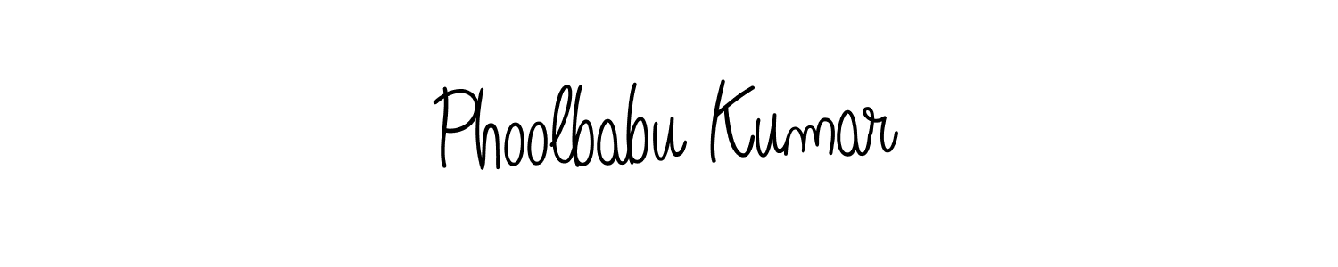 Phoolbabu Kumar stylish signature style. Best Handwritten Sign (Angelique-Rose-font-FFP) for my name. Handwritten Signature Collection Ideas for my name Phoolbabu Kumar. Phoolbabu Kumar signature style 5 images and pictures png