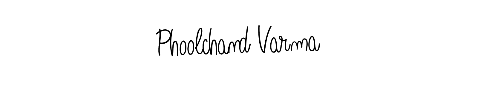 Phoolchand Varma stylish signature style. Best Handwritten Sign (Angelique-Rose-font-FFP) for my name. Handwritten Signature Collection Ideas for my name Phoolchand Varma. Phoolchand Varma signature style 5 images and pictures png