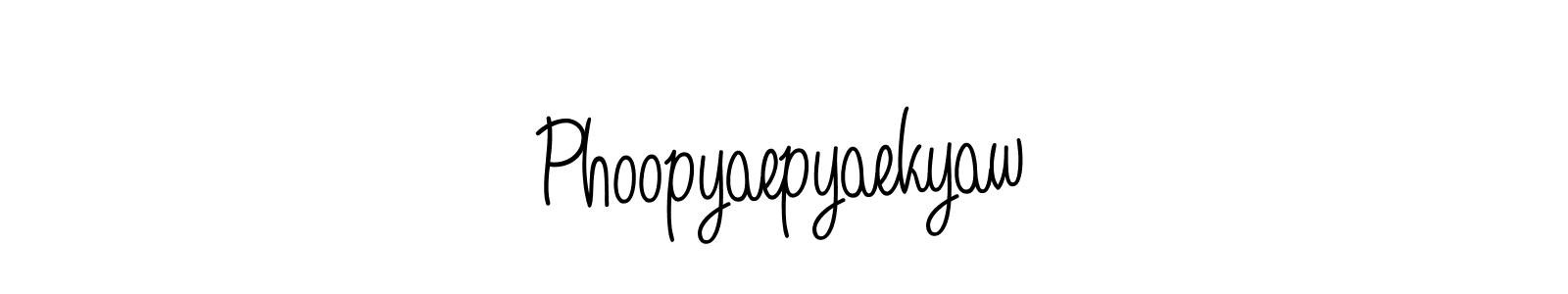 It looks lik you need a new signature style for name Phoopyaepyaekyaw. Design unique handwritten (Angelique-Rose-font-FFP) signature with our free signature maker in just a few clicks. Phoopyaepyaekyaw signature style 5 images and pictures png
