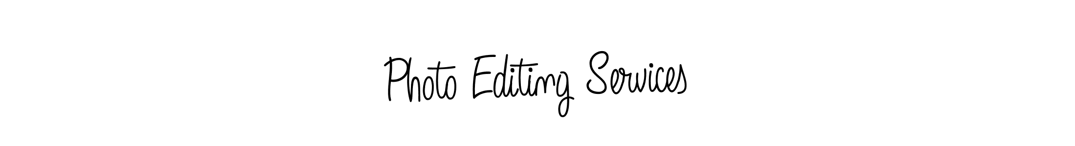 Create a beautiful signature design for name Photo Editing Services. With this signature (Angelique-Rose-font-FFP) fonts, you can make a handwritten signature for free. Photo Editing Services signature style 5 images and pictures png