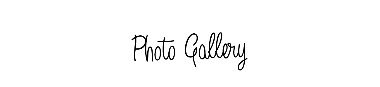 You should practise on your own different ways (Angelique-Rose-font-FFP) to write your name (Photo Gallery) in signature. don't let someone else do it for you. Photo Gallery signature style 5 images and pictures png