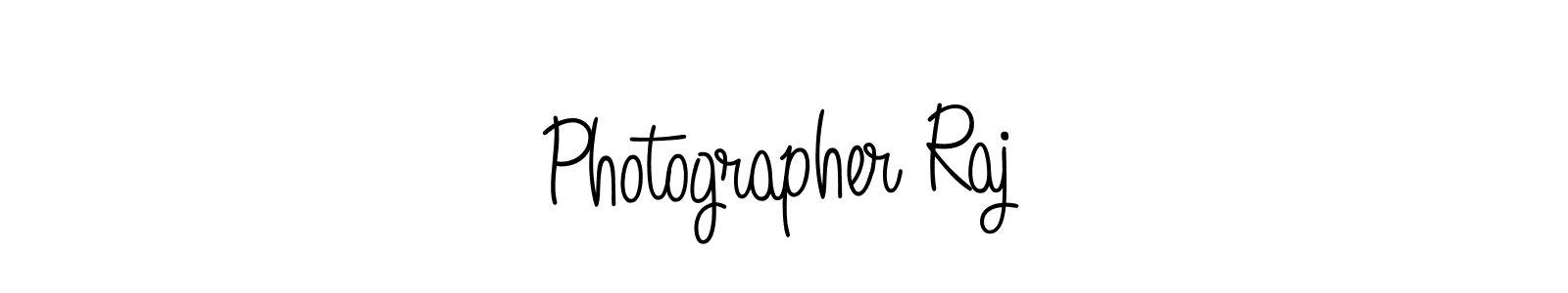 if you are searching for the best signature style for your name Photographer Raj. so please give up your signature search. here we have designed multiple signature styles  using Angelique-Rose-font-FFP. Photographer Raj signature style 5 images and pictures png