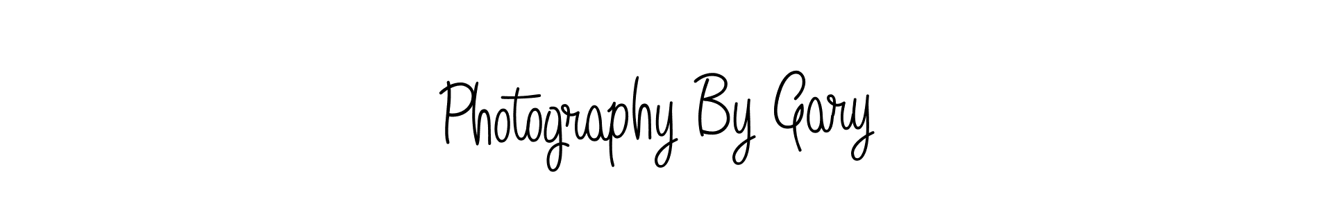 Make a beautiful signature design for name Photography By Gary. With this signature (Angelique-Rose-font-FFP) style, you can create a handwritten signature for free. Photography By Gary signature style 5 images and pictures png