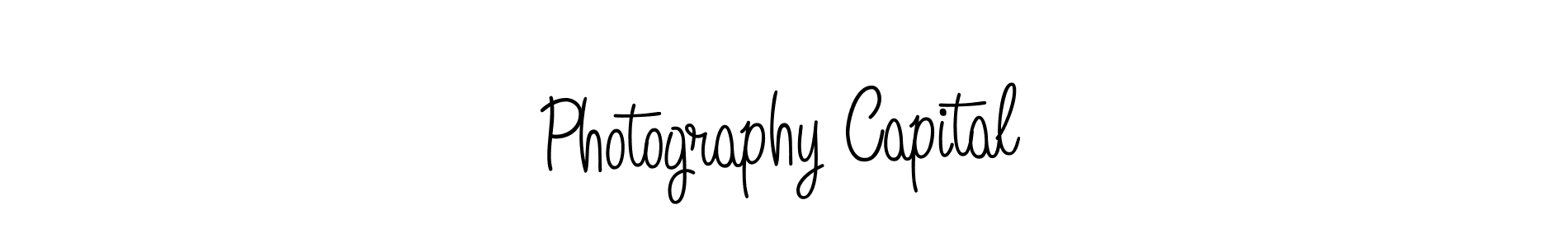 Design your own signature with our free online signature maker. With this signature software, you can create a handwritten (Angelique-Rose-font-FFP) signature for name Photography Capital. Photography Capital signature style 5 images and pictures png