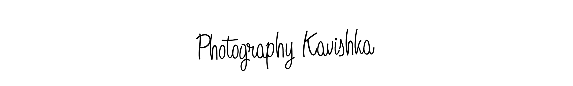 The best way (Angelique-Rose-font-FFP) to make a short signature is to pick only two or three words in your name. The name Photography Kavishka include a total of six letters. For converting this name. Photography Kavishka signature style 5 images and pictures png