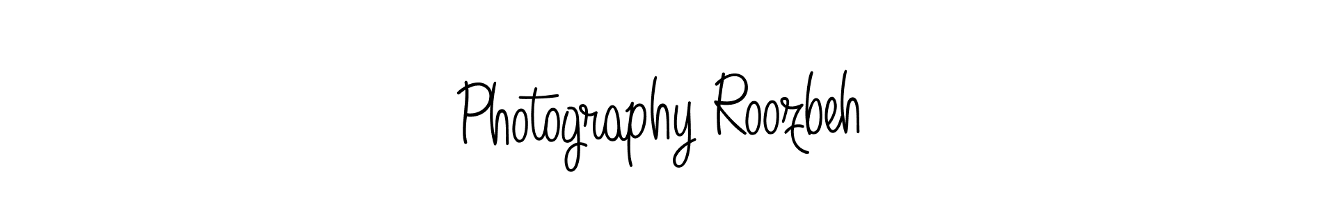 if you are searching for the best signature style for your name Photography Roozbeh. so please give up your signature search. here we have designed multiple signature styles  using Angelique-Rose-font-FFP. Photography Roozbeh signature style 5 images and pictures png