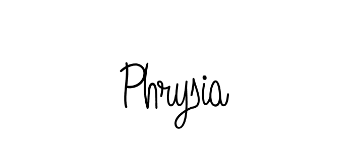 How to make Phrysia signature? Angelique-Rose-font-FFP is a professional autograph style. Create handwritten signature for Phrysia name. Phrysia signature style 5 images and pictures png