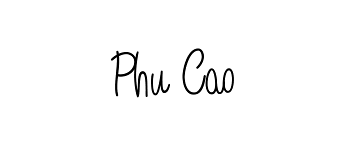 How to make Phu Cao signature? Angelique-Rose-font-FFP is a professional autograph style. Create handwritten signature for Phu Cao name. Phu Cao signature style 5 images and pictures png
