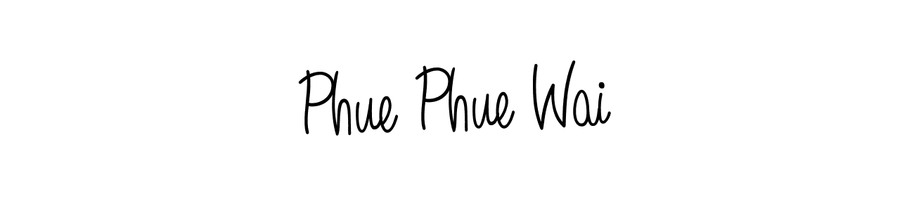 This is the best signature style for the Phue Phue Wai name. Also you like these signature font (Angelique-Rose-font-FFP). Mix name signature. Phue Phue Wai signature style 5 images and pictures png