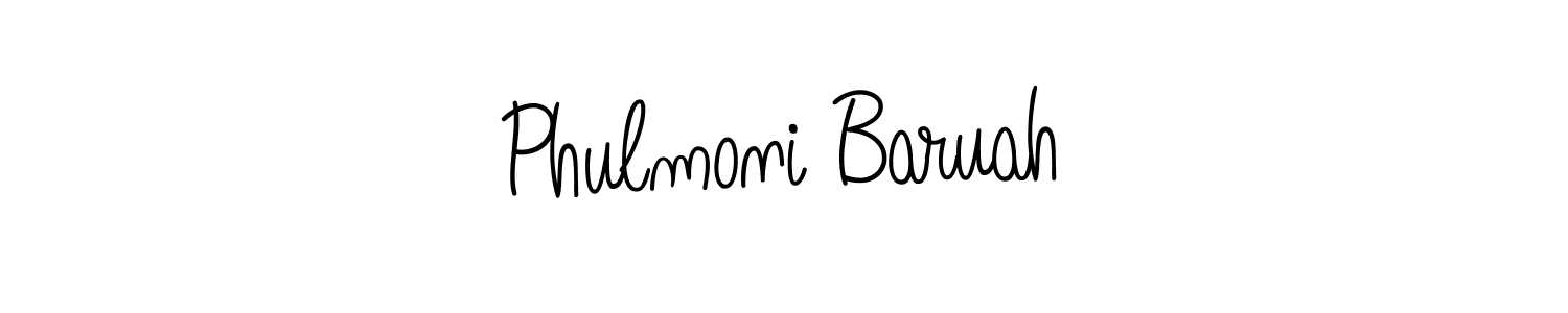 Make a short Phulmoni Baruah signature style. Manage your documents anywhere anytime using Angelique-Rose-font-FFP. Create and add eSignatures, submit forms, share and send files easily. Phulmoni Baruah signature style 5 images and pictures png