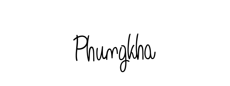 Create a beautiful signature design for name Phungkha. With this signature (Angelique-Rose-font-FFP) fonts, you can make a handwritten signature for free. Phungkha signature style 5 images and pictures png