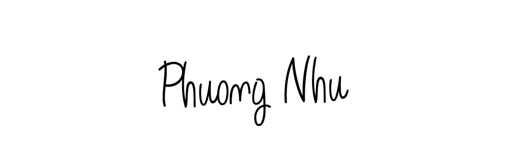 Make a short Phuong Nhu signature style. Manage your documents anywhere anytime using Angelique-Rose-font-FFP. Create and add eSignatures, submit forms, share and send files easily. Phuong Nhu signature style 5 images and pictures png