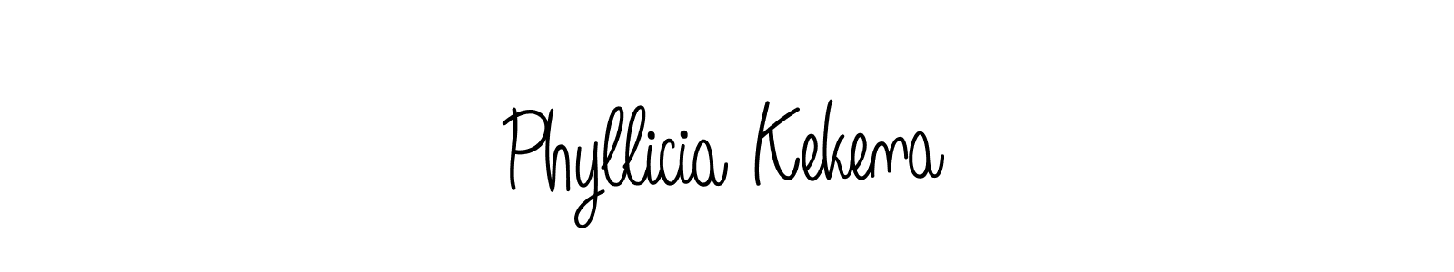 Make a short Phyllicia Kekena signature style. Manage your documents anywhere anytime using Angelique-Rose-font-FFP. Create and add eSignatures, submit forms, share and send files easily. Phyllicia Kekena signature style 5 images and pictures png