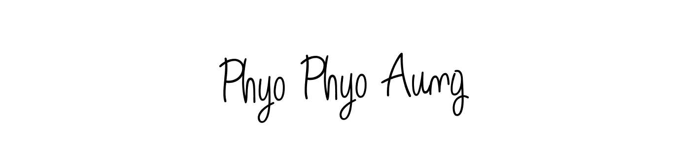 Similarly Angelique-Rose-font-FFP is the best handwritten signature design. Signature creator online .You can use it as an online autograph creator for name Phyo Phyo Aung. Phyo Phyo Aung signature style 5 images and pictures png