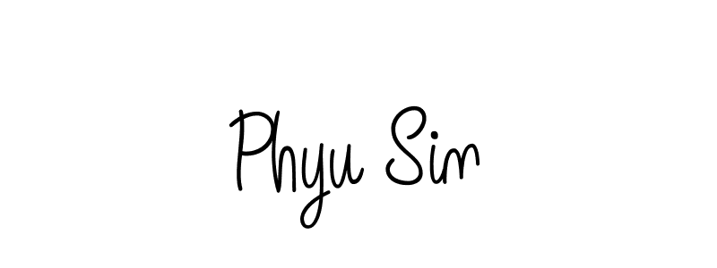 Once you've used our free online signature maker to create your best signature Angelique-Rose-font-FFP style, it's time to enjoy all of the benefits that Phyu Sin name signing documents. Phyu Sin signature style 5 images and pictures png