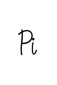 How to make Pi signature? Angelique-Rose-font-FFP is a professional autograph style. Create handwritten signature for Pi name. Pi signature style 5 images and pictures png