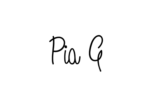 Make a beautiful signature design for name Pia G. Use this online signature maker to create a handwritten signature for free. Pia G signature style 5 images and pictures png