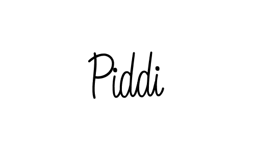 You should practise on your own different ways (Angelique-Rose-font-FFP) to write your name (Piddi) in signature. don't let someone else do it for you. Piddi signature style 5 images and pictures png