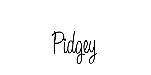 You should practise on your own different ways (Angelique-Rose-font-FFP) to write your name (Pidgey) in signature. don't let someone else do it for you. Pidgey signature style 5 images and pictures png