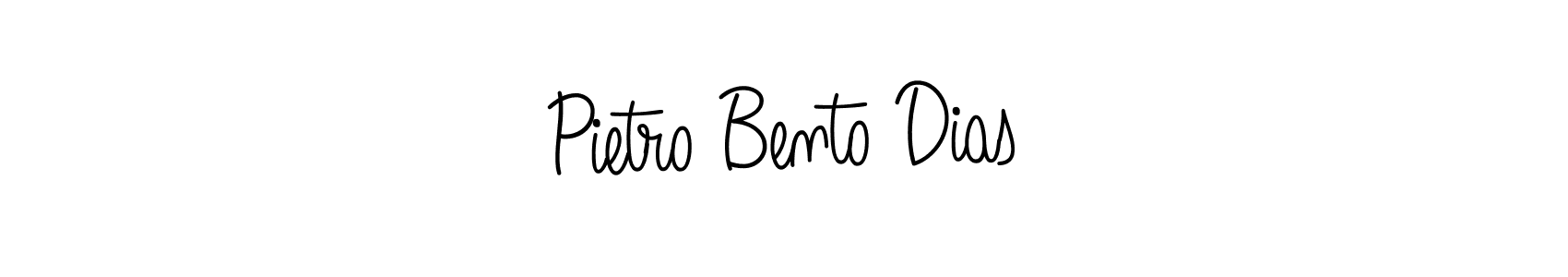 You should practise on your own different ways (Angelique-Rose-font-FFP) to write your name (Pietro Bento Dias) in signature. don't let someone else do it for you. Pietro Bento Dias signature style 5 images and pictures png