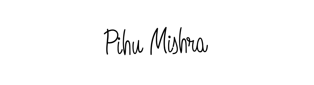 Angelique-Rose-font-FFP is a professional signature style that is perfect for those who want to add a touch of class to their signature. It is also a great choice for those who want to make their signature more unique. Get Pihu Mishra name to fancy signature for free. Pihu Mishra signature style 5 images and pictures png