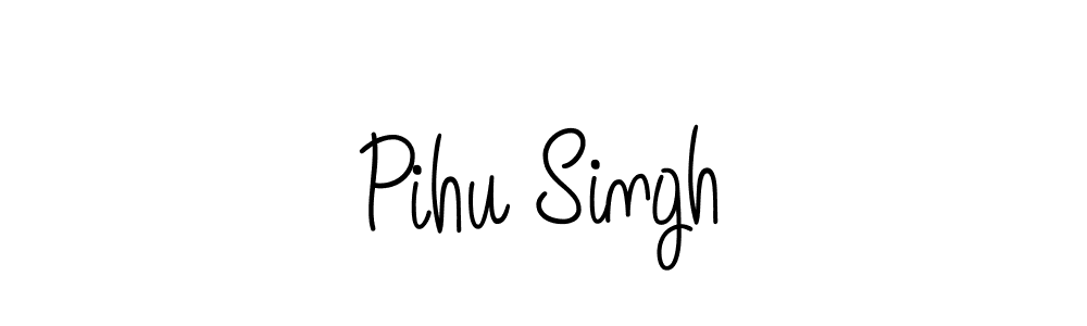 This is the best signature style for the Pihu Singh name. Also you like these signature font (Angelique-Rose-font-FFP). Mix name signature. Pihu Singh signature style 5 images and pictures png