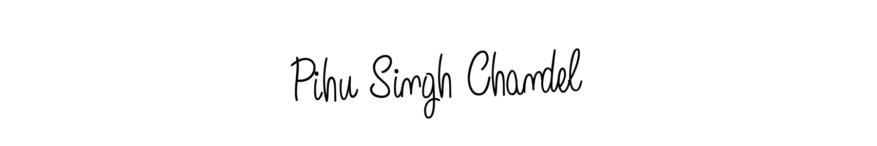 How to Draw Pihu Singh Chandel signature style? Angelique-Rose-font-FFP is a latest design signature styles for name Pihu Singh Chandel. Pihu Singh Chandel signature style 5 images and pictures png