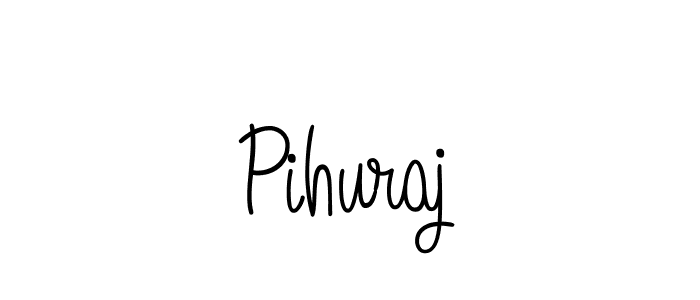 Design your own signature with our free online signature maker. With this signature software, you can create a handwritten (Angelique-Rose-font-FFP) signature for name Pihuraj. Pihuraj signature style 5 images and pictures png