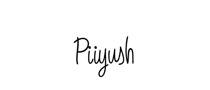 It looks lik you need a new signature style for name Piiyush. Design unique handwritten (Angelique-Rose-font-FFP) signature with our free signature maker in just a few clicks. Piiyush signature style 5 images and pictures png